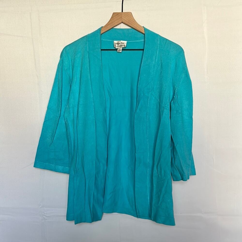 ❤️5/$25❤️ EUC Linea by Louis Dell’Olio Open Front Cardigan